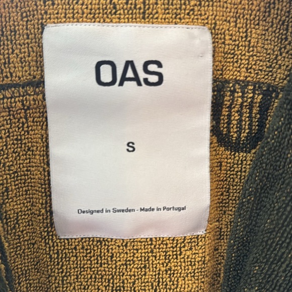 NWOT OAS Cuba Mezcal Terry Shirt Size Small - Picture 2 of 4